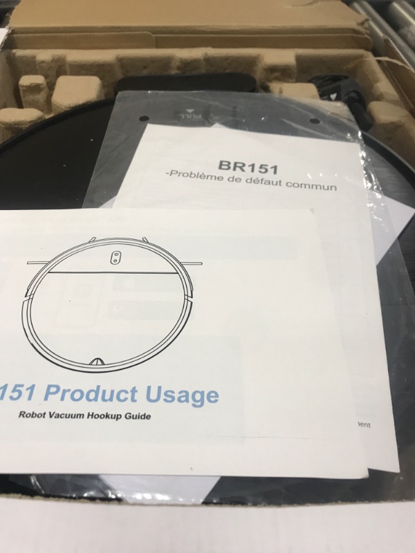 Photo 1 of Robot Vacuum and Mop Combo, 2 in 1 Mopping Robot Vacuum Cleaner with Schedule, Wi-Fi/Voice/App, Strong Suction, Easy of Use, Self-Charging Robotic Vacuum, Slim, Ideal for Hard Floor, Pet Hair, Carpet
