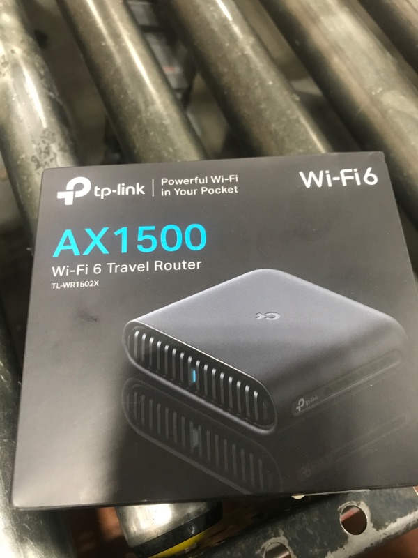 Photo 1 of TP-Link Ultra-Portable Wi-Fi 6 AX1500 Travel Router TL-WR1502X | Easy Public WiFi Sharing | Hotel/RV/Travel Approved | Phone WiFi Tether | USB C Powered | Multi-Mode | Tether App | Durable Design