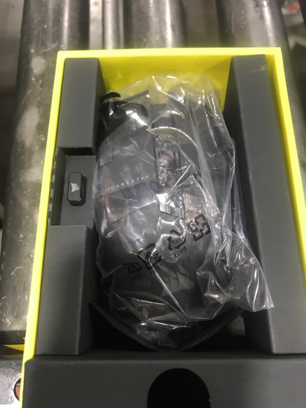 Photo 1 of Corsair DARKSTAR RGB Wireless Gaming Mouse for MMO, MOBA - 26,000 DPI - 15 Programmable Buttons - Up to 80hrs Battery - iCUE Compatible - Black