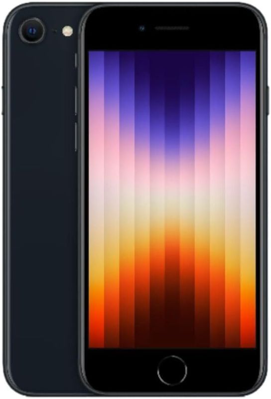 Photo 1 of (Refurbished Premium) Apple iPhone SE 3rd Gen, 64GB, Midnight - Unlocked