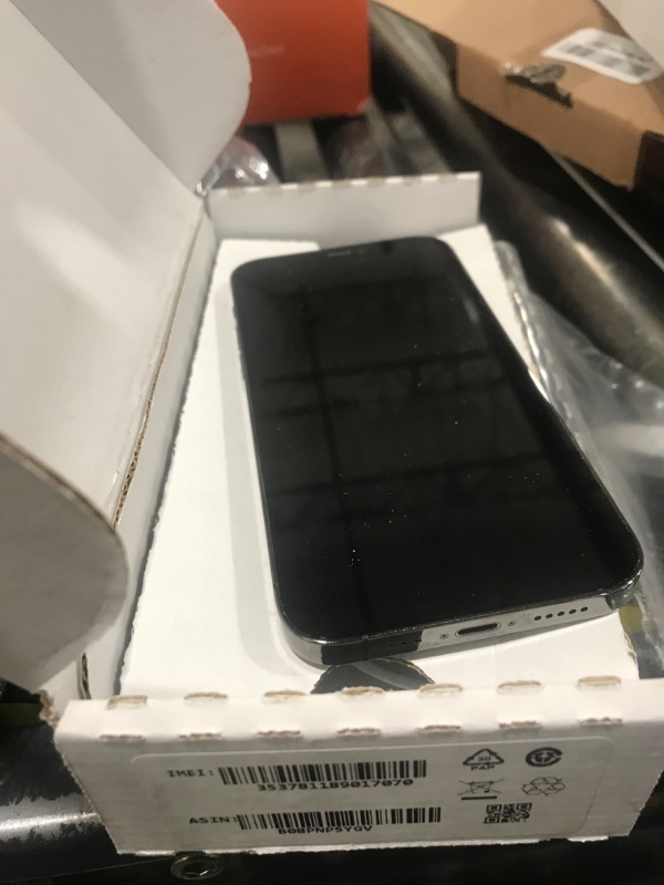 Photo 1 of Apple iPhone 12 Pro 5G, US Version, 128GB, Graphite - Unlocked (Renewed)