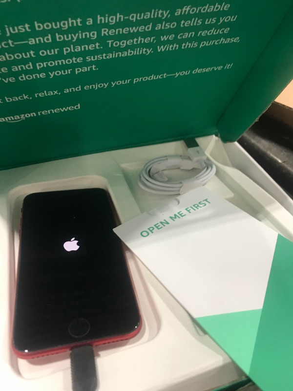 Photo 1 of Apple iPhone SE (2nd Generation), 128GB, Red, Unlocked (Renewed Premium)