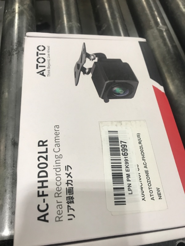 Photo 1 of ATOTOZONE AC-FHD02LR 1080P Backup Camera with Recording, Strong Light Suppression, WDR, GPS Track Playback, 140º Wide Angle, IP67 Waterproof, Night Vision, Loop Recording, LRV, for X10 Series Only