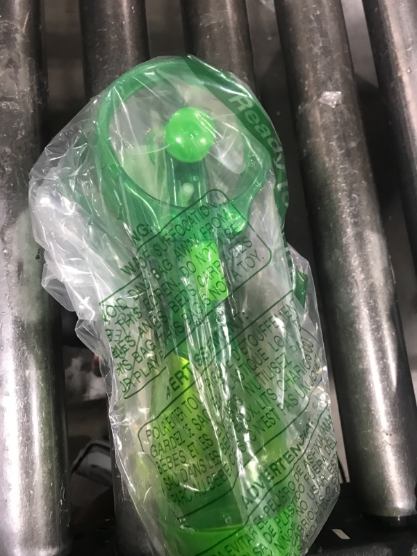 Photo 1 of O2COOL Deluxe Handheld Battery Powered Water Misting Fan (Green) 2 Pack