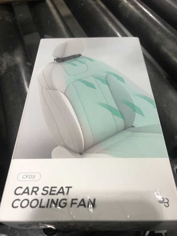 Photo 1 of Car Fan for Driver and Passenger's Seat - Mini Portable USB Backseat Cooling Fan Kids Baby Quiet headrest Neck Fan Accessories with 3 Adjustable Wind Speeds for All Cars Vehicle Jeep Van RV Truck