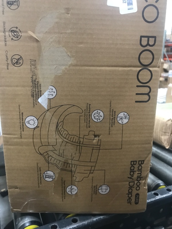 Photo 1 of ECO BOOM Diapers, Viscose from Bamboo Diapers, Natural Soft Disposable Nappies for Infant, Size 3 Suitable for 13 to 22lb (Medium - 68 Count)