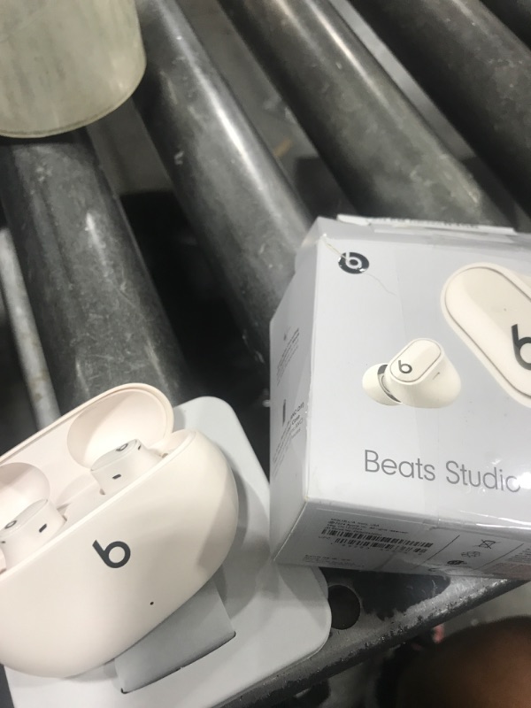 Photo 1 of Beats Studio Buds + | True Wireless Noise Cancelling Earbuds, Enhanced Apple & Android Compatibility, Built-in Microphone, Sweat Resistant Bluetooth Headphones, Spatial Audio - Ivory