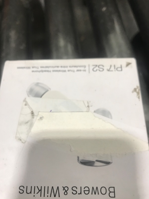 Photo 1 of Bowers & Wilkins Pi7 S2 True Wireless Earbuds - Active Noise Cancellation, Qualcomm aptX Technology, Bluetooth, Crystal-Clear Calls, Wireless & 15-Minute Quick Charging, Canvas White