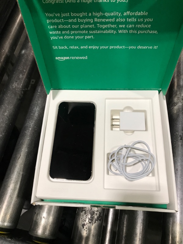 Photo 1 of Apple iPhone 13 Pro, 128GB, Silver - Unlocked (Renewed Premium)