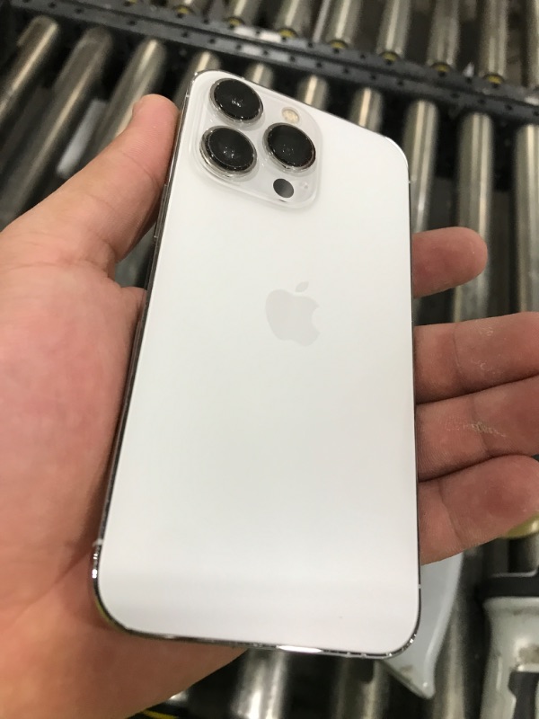 Photo 1 of Apple iPhone 13 Pro, 128GB, Silver - Unlocked (Renewed Premium)