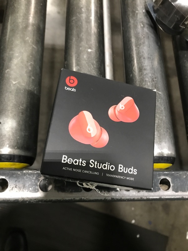 Photo 1 of Beats Studio Buds - True Wireless Noise Cancelling Earbuds - Compatible with Apple & Android, Built-in Microphone, IPX4 Rating, Sweat Resistant Earphones, Class 1 Bluetooth Headphones - Red