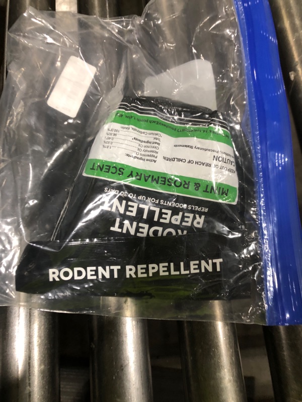 Photo 1 of BugBarrier's Extra-Strength Mouse Repellent Deterrent Pouches, USDA 99% Biobased, Peppermint & Rosemary Oils Repel Mice Nesting in Car, RV, Boat, Garage, Shed, Cabin Made in The USA (Pack of 10)