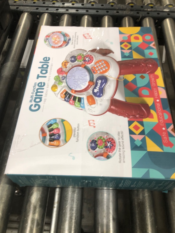 Photo 1 of BACCOW Baby & Toddler Toys, Baby Activity Center 6 to 12-18 Month Old, Learning Musical Table Toys for 1 2 3 Year Old Boys Girls Gifts