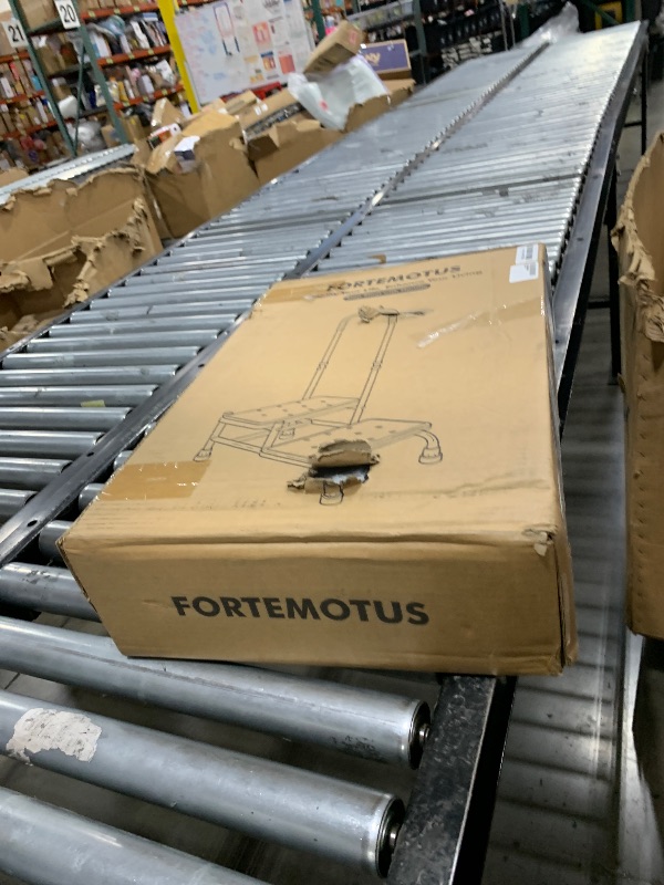 Photo 1 of FORTEMOTUS 2 Step Stool with Handle for Elderly - Heavy Duty Bed Steps for High Beds for Adults with Adjustable Handrail &Non-Skid Platform, Foot Stool Ladder for Bedside, Kitchen, Car, RV, Bathtub