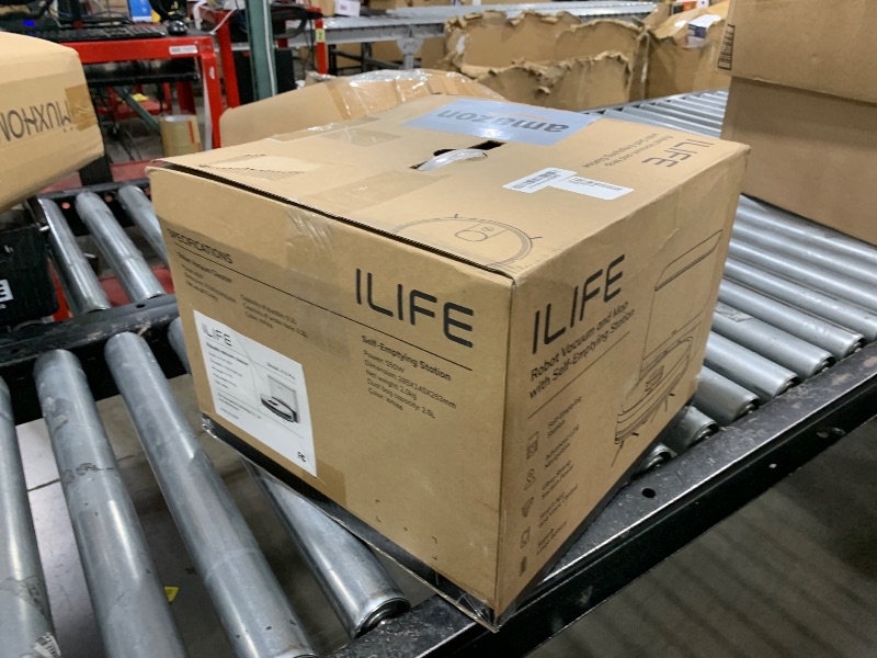 Photo 1 of ILIFE A12 Pro Robot Vacuum and Mop Combo, Self Emptying Station for 60 Days, LiDAR Navigation, Home Mapping, No-Go Zones, 2.4G WiFi/App/Alexa/Remote Control, for Hard Floors, 110V