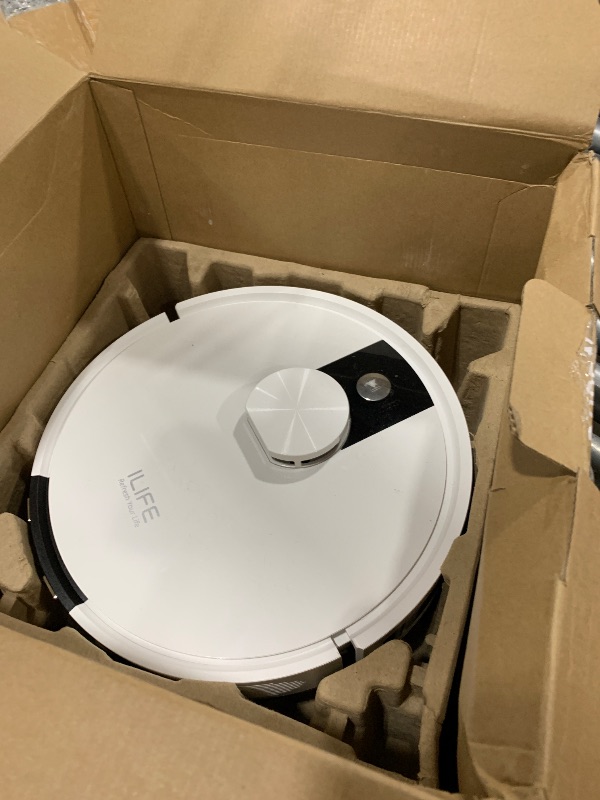 Photo 1 of ILIFE A12 Pro Robot Vacuum and Mop Combo, Self Emptying Station for 60 Days, LiDAR Navigation, Home Mapping, No-Go Zones, 2.4G WiFi/App/Alexa/Remote Control, for Hard Floors, 110V
