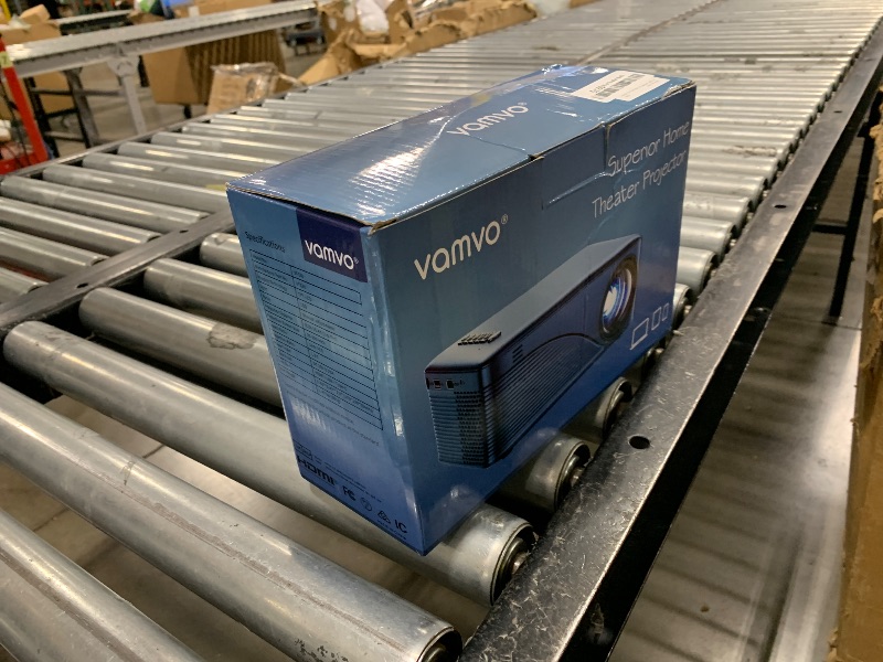 Photo 1 of vamvo Mini Projector WiFi Portable Movie Projectors, Outdoor Projector with Stylish streamlined Design, Smartphones and Tablets Can Easy Connection to Video Projectors