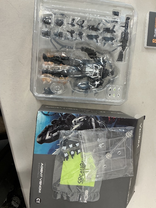 Photo 1 of Kaiyodo Revoltech NR061 Amazing Yamaguchi Agent Venom Total Height Approx. 6.7 inches (170 mm), Non-Scale, PVC, ABS, POM, Pre-Painted Action Figure, Resale