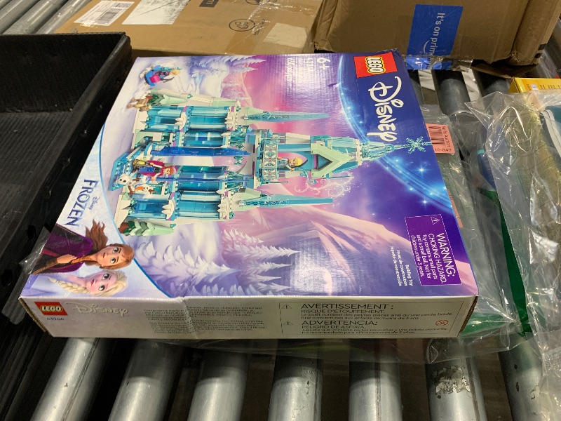 Photo 1 of LEGO Disney Frozen Elsa’s Ice Palace Building Set for Kids, Princess Castle with Anna and Elsa Mini-Doll Figures, Disney Princess Toy Gift Idea for Girls, Boys and Movie Fans Ages 6 and Up, 43244