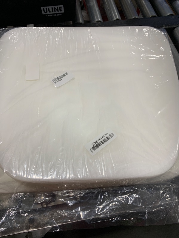 Photo 1 of ONLY CUSHIONS COVERS NOT INCLUDED ------------AAAAAcessories D-Shaped Chair Cushions, 2" Thick Dining Chair Pads with Ties and Removable, Machine-Washable Cover, 17" x 16", Set of 4, Beige