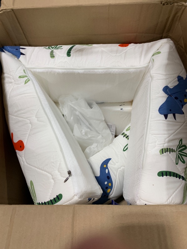 Photo 1 of 2-Pack Premium Foam Bed Bumpers for Toddler, Non-Slip Bed Rails for Toddlers for Twin, Queen, King Beds, Machine Washable Bumpers Cover for Easy Care?Size: 52" x 7" x 5"?