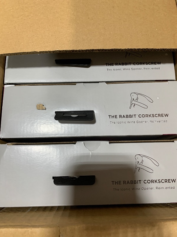 Photo 1 of Rabbit Wine Lever Corkscrew Wine Opener With Built In Foil Cutter (12ct)