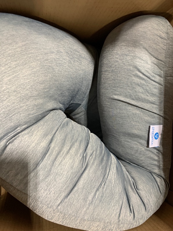 Photo 1 of Pharmedoc Pregnancy Pillows, U-Shape Full Body Pillow - Solid – Cooling Removable Cover Dark Grey – Pregnancy Pillows for Sleeping – Body Pillows for Adults, Maternity Pillow and Pregnancy Must Haves