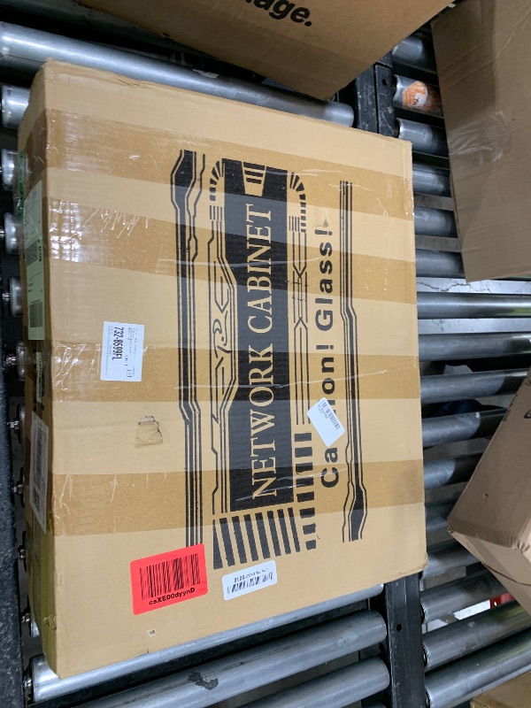 Photo 1 of 6U Network Rack,Wall Mount Server Cabinet,Home Network Cabinet,Office IT Rack Enclosure,for Server Network Switch,Include 1U Shelves with Lock Glass Door Removable Side Panels Ventilate 15.5*20" Deep