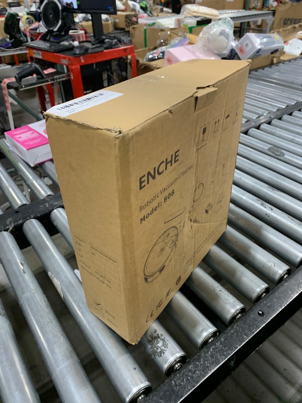 Photo 1 of ENCHE Upgraded Robot Vacuum Cleaner with 3500Pa Power Suction, Robot Vacuum 550ML Large Dust,Remote Control, Automatic Self Charging Robotic Vacuum, Ideal for Pet Hair, Hard Floor, Low Carpet