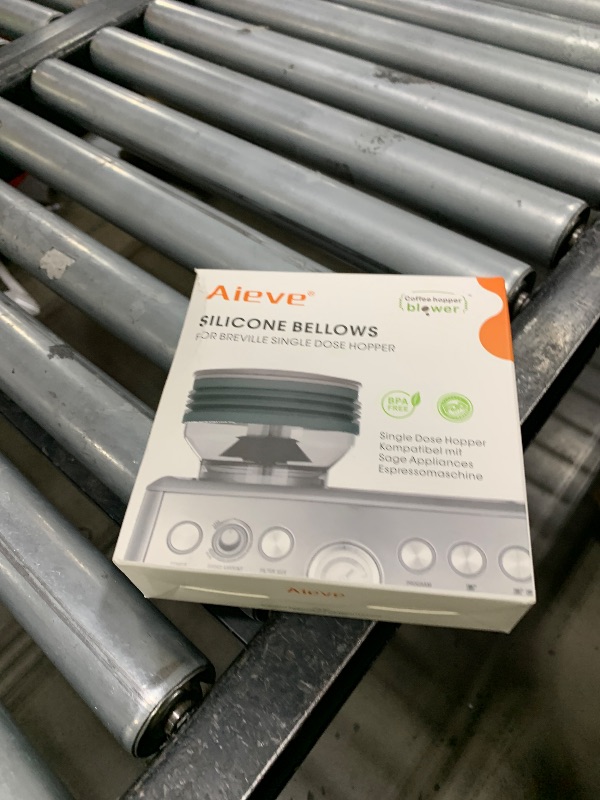 Photo 1 of AIEVE Silicone Bellow Compatible for Breville Barista Express, Single Dose Hopper for Breville Espresso Machine,Gray