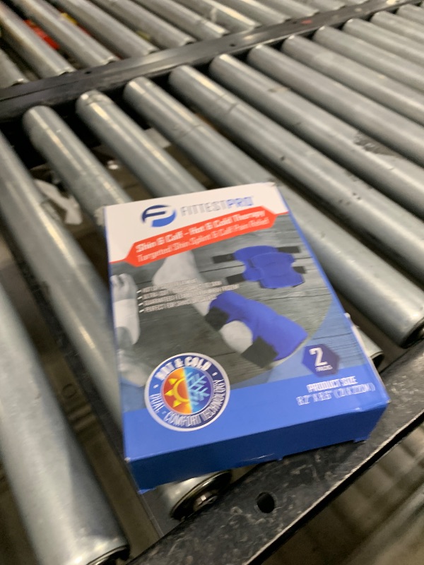 Photo 1 of Shin Splint Ice Packs, HSA and FSA Eligible Reusable Hot and Cold Therapy Wrap | Leg or Calf Pain Relief | Advanced Soft Gel Technology | Freezable and Microwavable | Running Injuries & Recovery