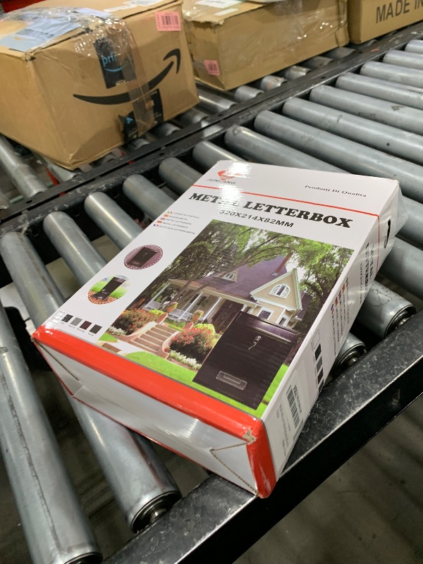Photo 1 of Mail Box, Letter Box for Outside, Waterproof Wall Mounted Postbox for Mails Stylish Secure Mailbox Wall Mounted for Home and Office