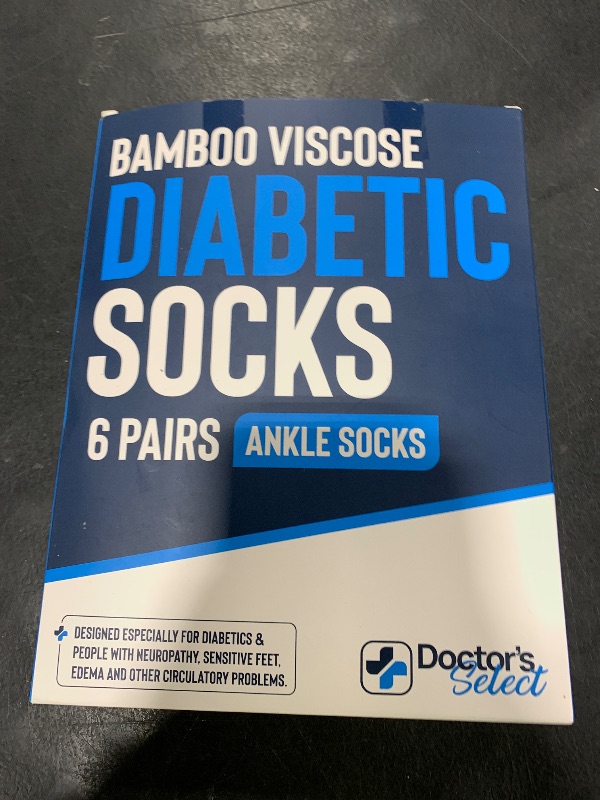 Photo 1 of Doctor's Select Viscose Bamboo Ankle Diabetic Socks for Women and Men - 6 Pairs | Diabetic Ankle Socks for Women | Mens Diabetic Socks | Aqua, Blue, Light Purple, Maroon, Light Yellow, Orange