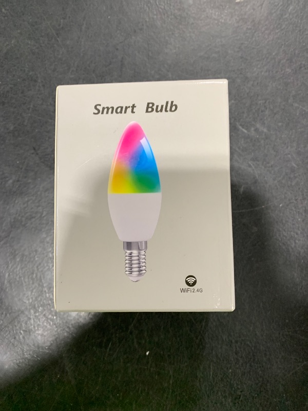 Photo 1 of DOGAIN Smart Light Bulb Works with Alexa Google Home E12 Base WiFi Candelabra LED Light Bulb Color Changing Dimmable Chandelier Light Bulbs 360 lm 35w Equivalent 4 Pack (2.4GHz WiFi Only)