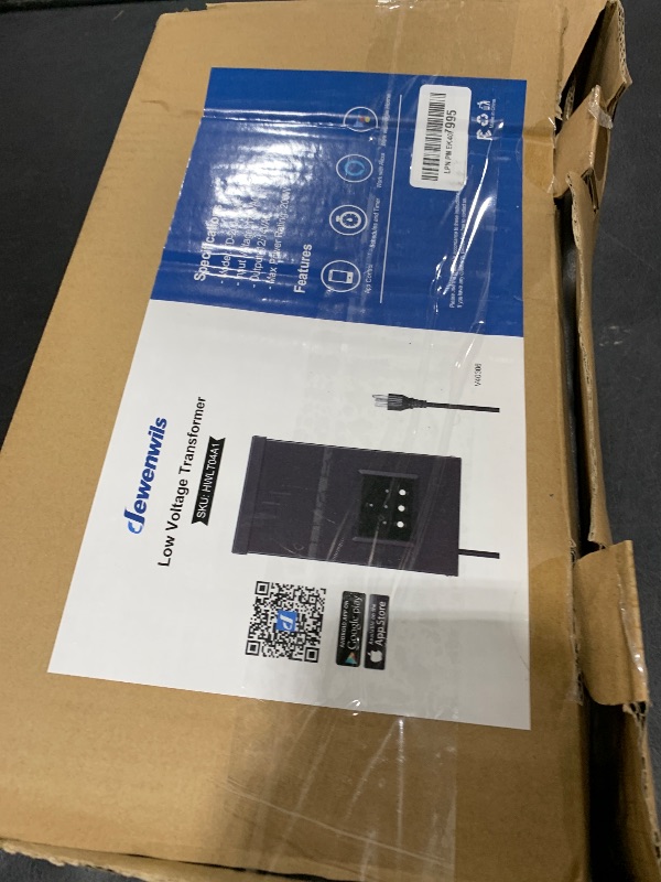 Photo 1 of DEWENWILS Smart Low Voltage Landscape Transformer 200W, 3 Independent Outputs, 120V AC to 12V/14V AC, Landscape Lighting Transformer with Schedule & Timer, Compatible with Alexa & Google Assistant