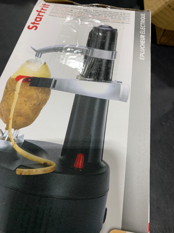 Photo 1 of Starfrit Rotato Express Electric Peeler - 2 Spare Blades - Safe & Easy to Use - Effortlessly Peels Vegetables and Fruit