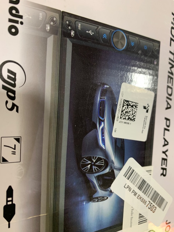 Photo 1 of Upgrade Wireless Double Din Car Stereo with Carplay, Android Auto, Bluetooth, 4-Channel RCA, High Power, 2 Subwoofer Ports, 7" HD Capacitive Touchscreen Car Radio, Backup Camera, Audio Receiver