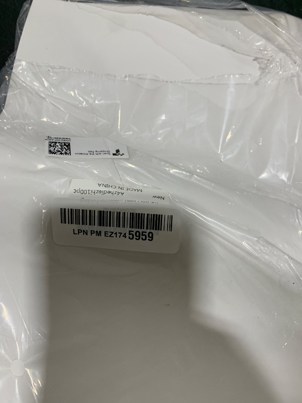 Photo 1 of Thermal Printer Paper 8.5 x 11 Inch, 100 Sheets US Letter Size Thermal Paper, Compatible with M08F/A40 Thermal Portable Printer, Continual Feeding Folded Printing Paper (100 Sheets/Continuous Folding)