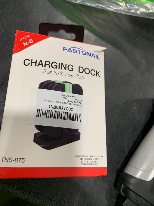 Photo 1 of FastSnail Charging Dock Compatible with Nintendo Switch for Joy Con & OLED Model Controller with Lamppost LED Indication, Charger Stand Station with Charging Cable