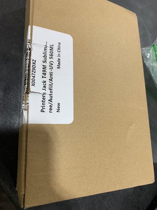 Photo 1 of Printers Jack T49M Sublimation Ink for F170 F570 Sublimation Printer(T49M1 T49M2 T49M3 T49M4 ICC-Free/Autofill/Anti-UV) 560ML Sublimation Ink