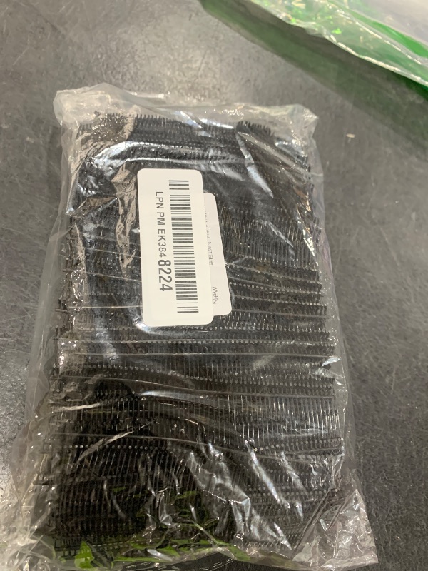 Photo 1 of 5000 Pieces Standard Tagging Fasteners Standard Tag Pins Plastic Regular Garment Clothing Price Tag Label Standard Tagging Barbs (Black, 1 Inch)