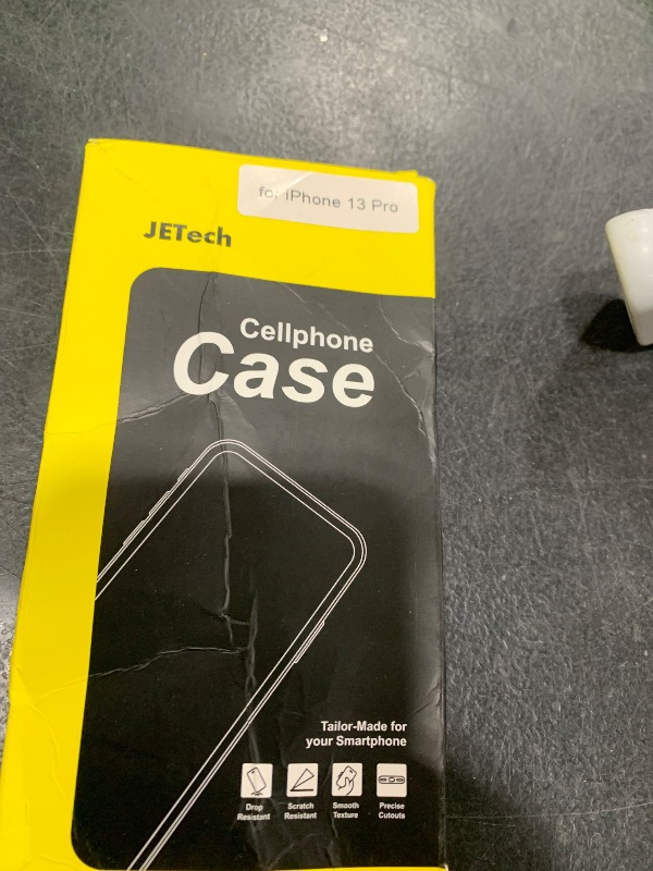 Photo 1 of JETech Silicone Case for iPhone 13 Pro 6.1-Inch, Silky-Soft Touch Full-Body Protective Phone Case, Shockproof Cover with Microfiber Lining (Black)