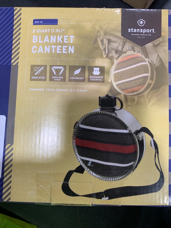 Photo 1 of Stansport Canteen 2 Quart with Blanket Cover