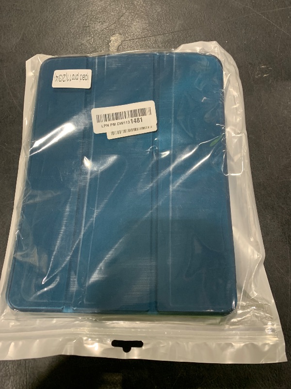 Photo 1 of Yuloigan Designed for iPad Pro 11 Inch Case 4th Generation with Pencil Holder, for iPad 11 Pro Case 4th/3rd/2nd Gen, Protective Cover with Soft Smooth TPU Back for iPad Pro 11 Case, PeacockBlue