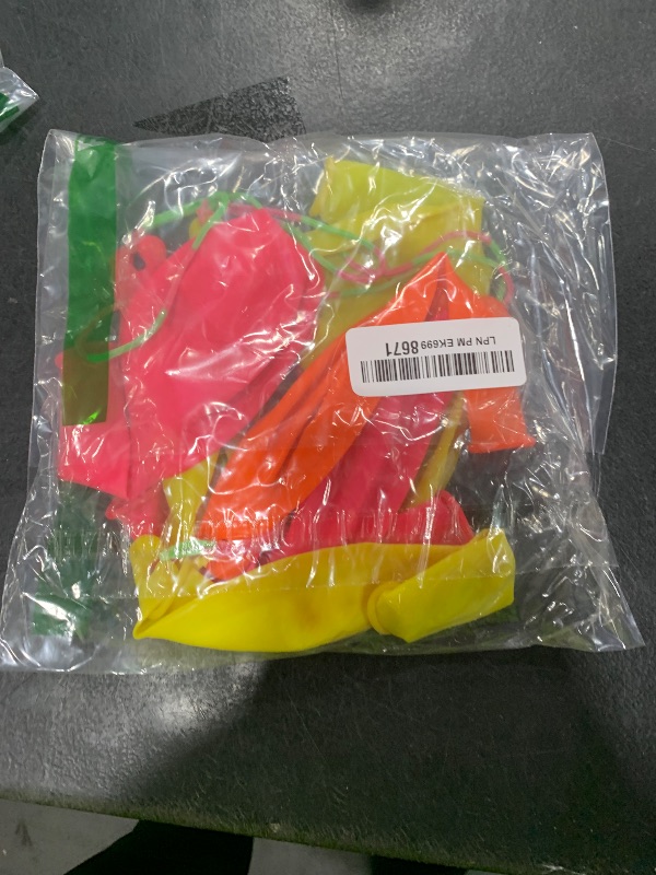 Photo 1 of LEEZZIZZ 30Pcs Punch Balloons, Thickened Neon Punching Balloon Heavy Duty Party Favors for Kids with Rubber Band Handle, Bouncy Balls for Birthday Weddings Goodie Bag Stuffer Supply