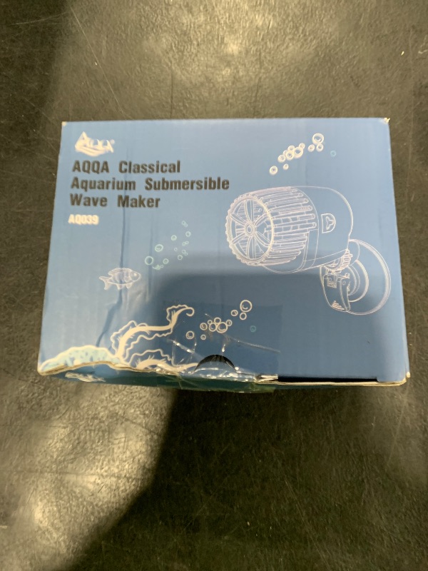 Photo 1 of AQQA Aquarium Wave Maker,3W/5W/10W/15W Suction Cup Fish Tank Single Powerhead Pump?110V/60Hz Ultra Quiet Submersible Circulation Pump,360°Adjustable For Freshwater Saltwater Black