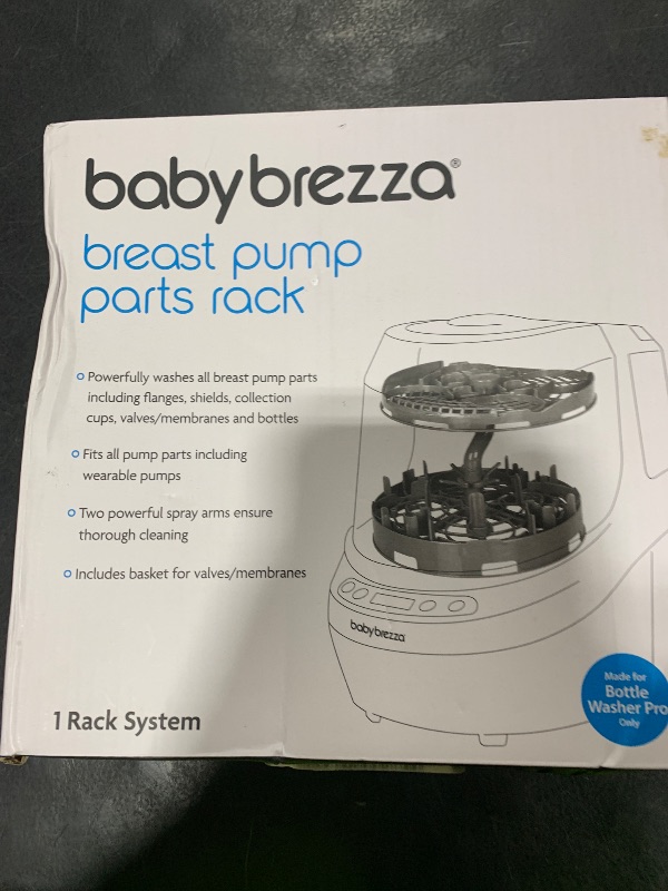 Photo 1 of Baby Brezza Bottle Washer Pro Breast Pump Parts Replacement Rack – Fits All Breast Pump Parts Including Wearables