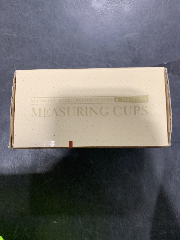 Photo 1 of Bellemain One Piece Stainless Steel - Nesting measuring cups for Kitchen for Bakers, Dry - Ml & Oz measuring cup for Liquid, Metal, Set of 6