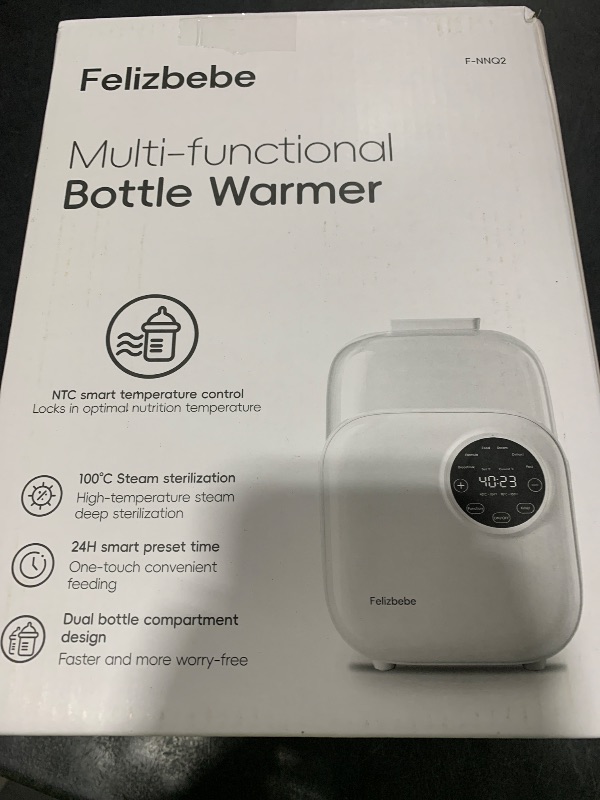Photo 1 of Baby Bottle Warmer, Felizbebe 10-in-1 Bottle Warmers for All Bottles, Detachable Body for Easy Cleaning, Accurate Temperature Control, Timer, Sterili-zing,Milk Warmer for Breastmilk or Formula