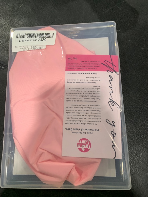 Photo 1 of Years Calm Shower Caps For Women Reusable Waterproof?Pattern And Solid Color Dual-Layer Design For Dual-Layer Usable?Protects Hair In Shower, Spa, Cooking, Clean & Travel (Pink, Extra Large)